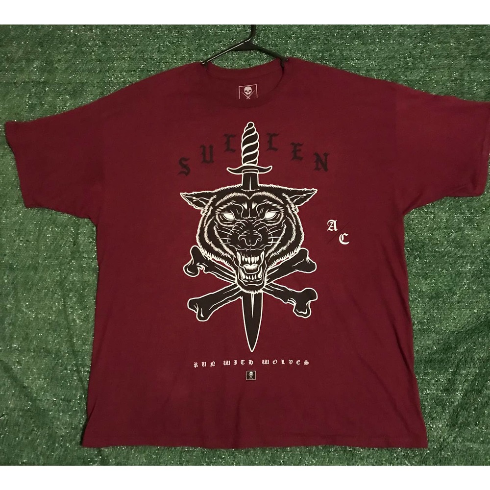 Sullen Run With the Wolves T shirt Sz 2XL